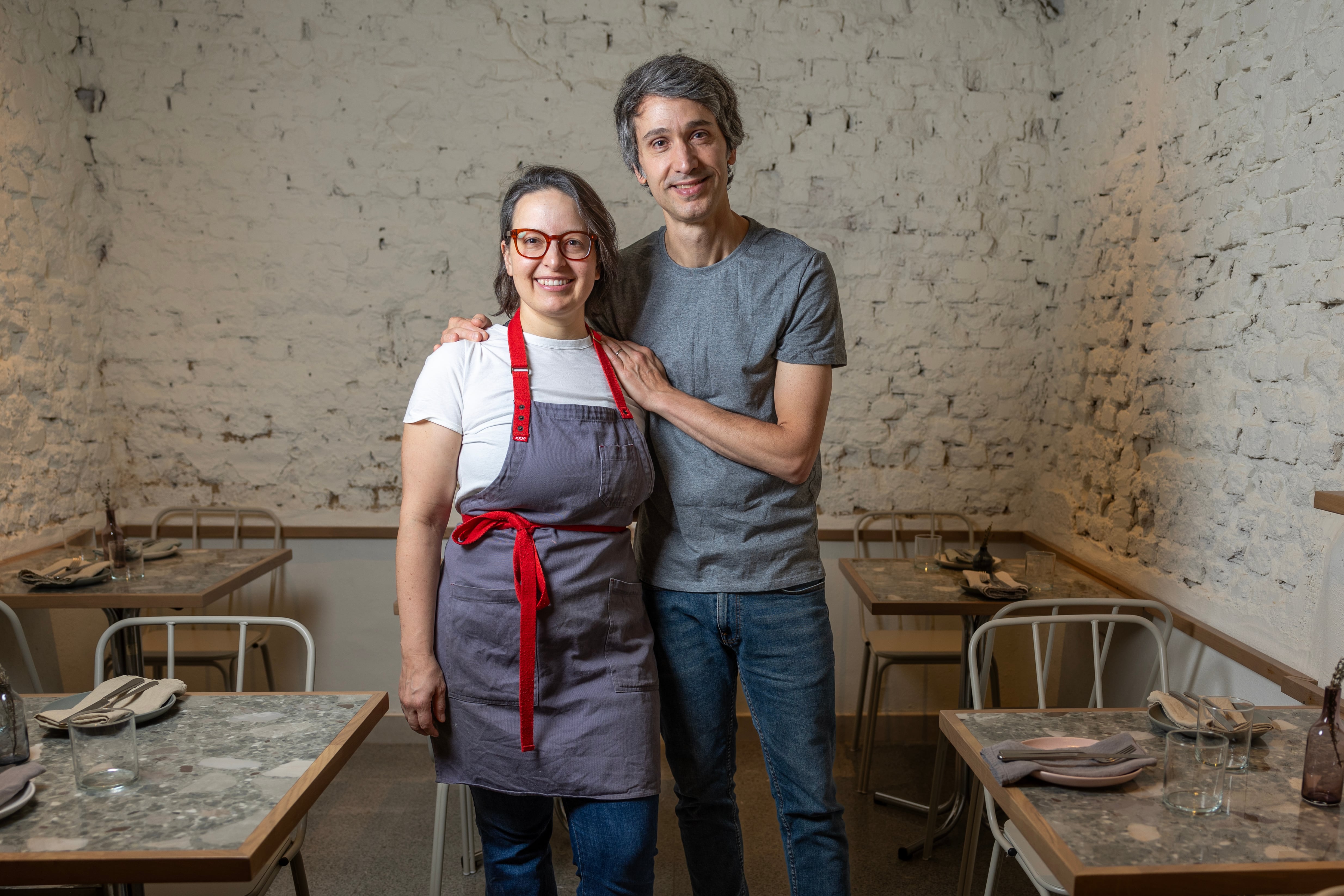 Mariela Fernández y William Lama, propietarios del restaurante Ita, en Madrid.