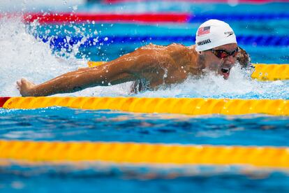 Caeleb Dressel, en competición en Tokio