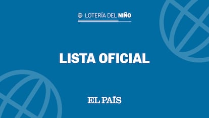 Lista oficial de premios de la Lotería del Niño 2024