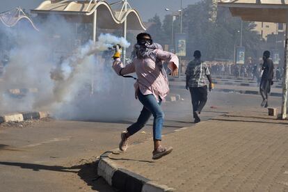 Protestas ciudadanas del pasado 30 de diciembre de 2021 en Sudán.