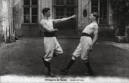 Assaut de boxe. De Philippins de Rouen. 