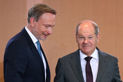 Olaf Scholz y Christian Lindner