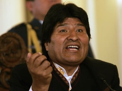 El presidente de Bolivia, Evo Morales.