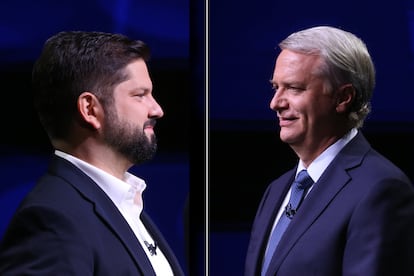 Gabriel Boric y José Antonio Kast.