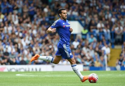 Pedro, en el partido frente al Crystal Palace 