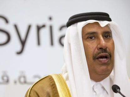 El jeque Hamad bin Jassim al-Thani, en junio de 2013