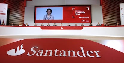 La presidenta del Banco Santander, Ana Botín.