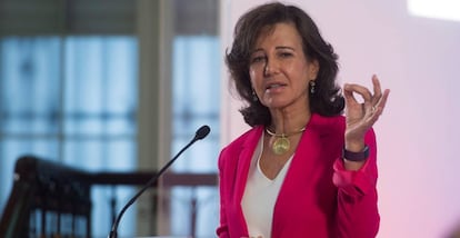  La presidenta del Banco Santander, Ana Botín.