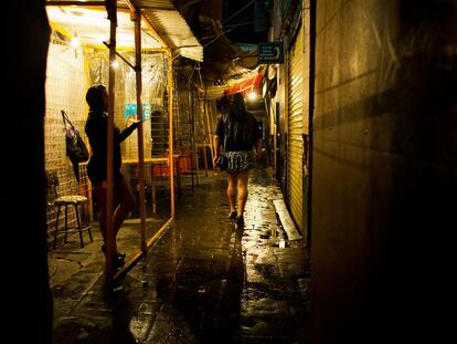 Barrio de la Merced, uno de los barrios tradicionales de prostitución de México D.F. donde trabajan unas 1.500 mujeres.