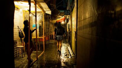 Barrio de la Merced, uno de los barrios tradicionales de prostitución de México D.F. donde trabajan unas 1.500 mujeres.