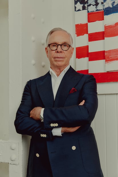 Hilfiger in his Manhattan office.