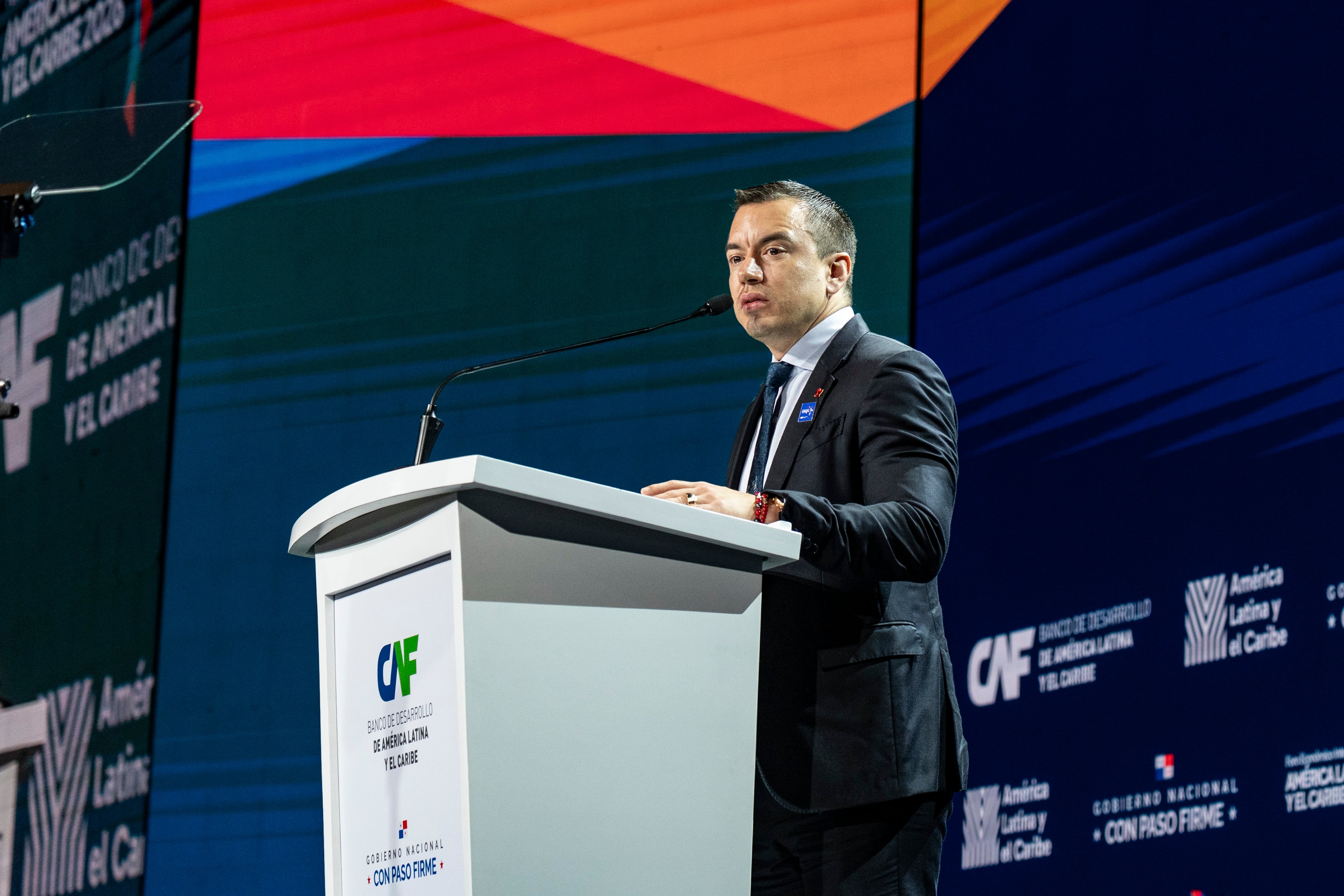 Daniel Noboa, presidente de Ecuador.