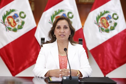 La presidenta de Perú, Dina Boluarte.