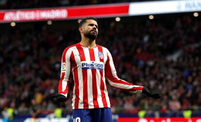 Diego Costa durante el partido contra el Espanyol.