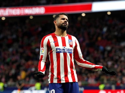 Diego Costa durante el partido contra el Espanyol.