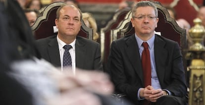 Gallardón y Monago, en una imagen de archivo.