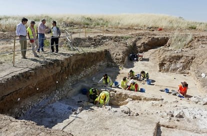 The Los Ahijones site. The regional government has slashed spending on archeological investigation