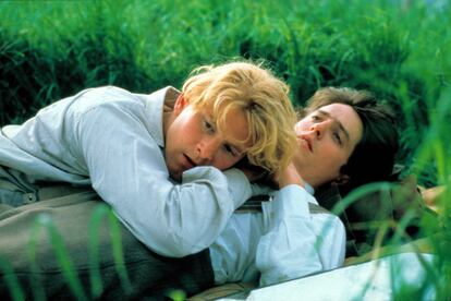 James Wilby y Hugh Grant, en 'Maurice' (1987).