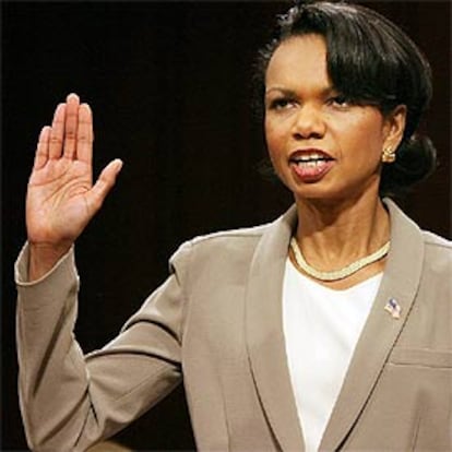 Condolezza Rice ante la comisión que investiga la actuación del Gobierno de Bush ante el 11-S.