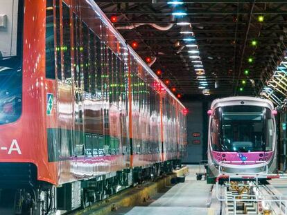 Unidades de CAF para el metro de Helsinki (Finlandia).