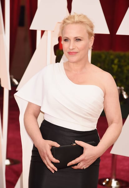 Patricia Arquette, nominada per 'Boyhood', amb un disseny de la seva amiga Rosetta Getty.