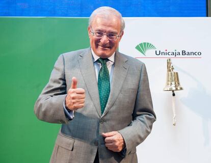 Manuel Azuaga, presidente de Unicaja