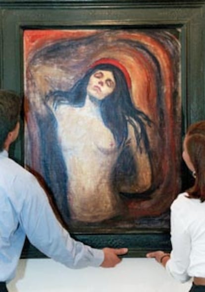 <i>Madonna</i>, de Edvard Munch.