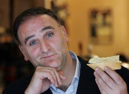 José Andrés, introductor de las tapas en Estados Unidos, fotografiado el pasado miércoles en Madrid.