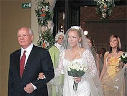 Boda de la nieta de Mijaíl Gorbachov, Ksenya