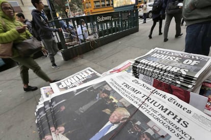 Jornais desta quarta-feira, após a vitória de Trump.