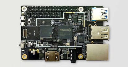 La rock 64 tiene el mismo tamaño de Raspberry Pi