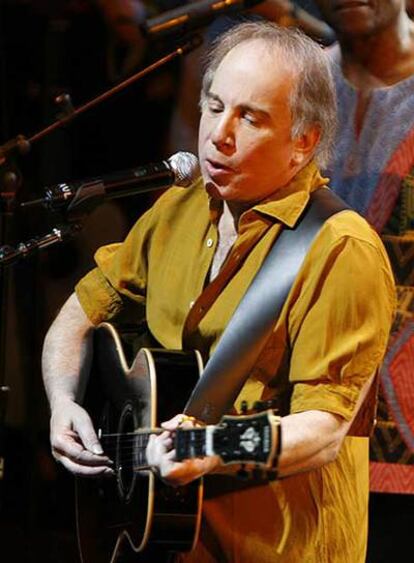 Paul Simon, en uno de sus conciertos en Brooklyn.