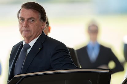 O presidente Jair Bolsonaro nesta sexta.