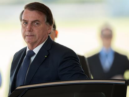 O presidente Jair Bolsonaro nesta sexta.