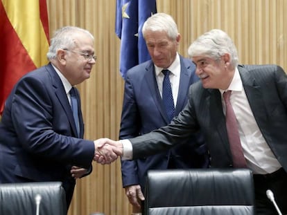 Sesión inaugural del 40 aniversario de la adhesión de España al Consejo de Europa, este jueves en Madrid.