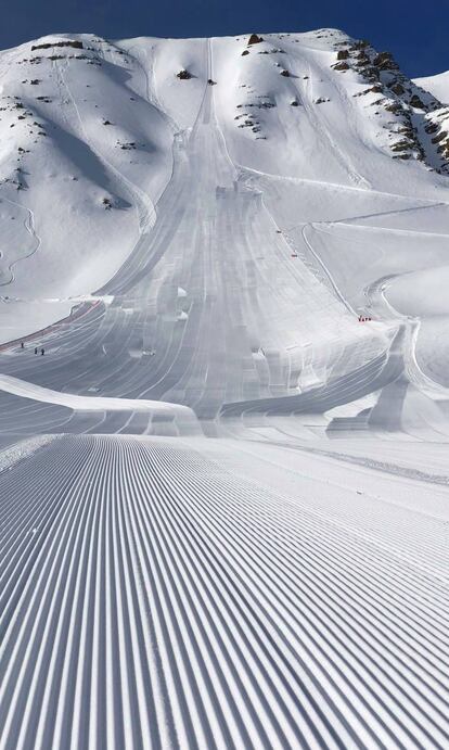 Pista de Chabrières en Vars, una de las más impresionantes