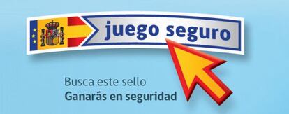 Sello que aparecer&aacute; en las p&aacute;ginas web que hayan obtenido la licencia de juego en Internet.