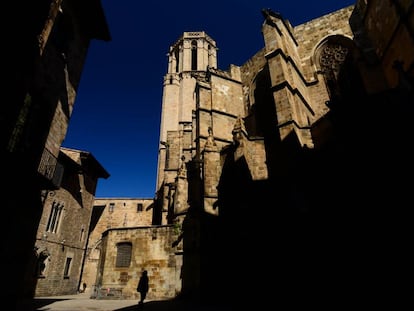 La catedral de la Santa Cruz y Santa Eulalia, en Barcelona.