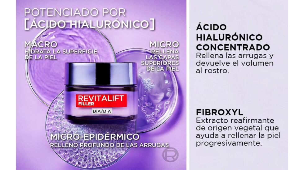 Potente fórmula con ácido hialurónico.