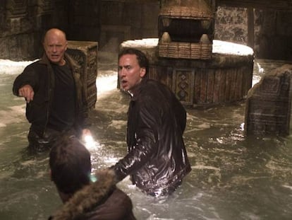 Ed Harris i Nicolas Cage en el film 'La recerca 2: el diari secret'.