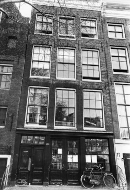 El 263 de Prinsengracht, en Ámsterdam, donde se refugió Ana Frank y hoy alberga su Casa Museo.