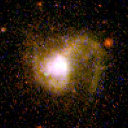 La galaxia POX 186.