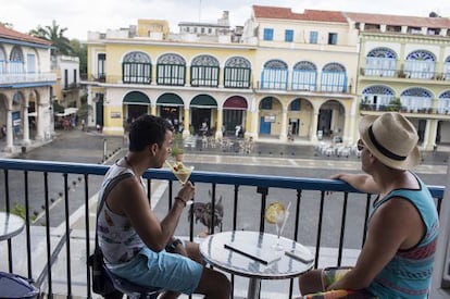 The Azúcar bar-restaurant in Plaza Vieja is one of the newest private businesses to open in Havana’s historic quarter.