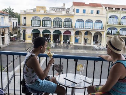 The Azúcar bar-restaurant in Plaza Vieja is one of the newest private businesses to open in Havana’s historic quarter.