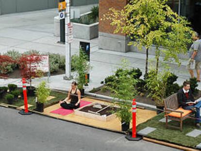 Park(ing) Day: Verde en el aparcamiento