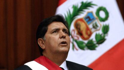 El expresidente de Perú Alan García.