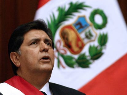 El expresidente de Perú Alan García.