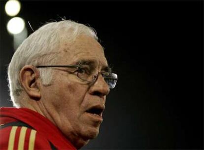 Luis Aragonés, técnico de la Selección española.