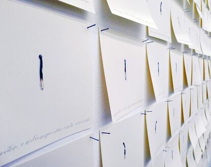 'Seis horas de luz. Escritório de Arte' de la artista Marlenne Stam, en la Galería Deconcept de Sâo Paulo.