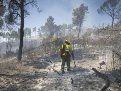 El mayor número de descargas eléctricas de España, causa de numerosos incendios, se registra en la montañosa frontera entre la Comunidad Valenciana y Aragón